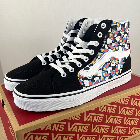 Vans Filmore Hi Butterfly Checkerboard Checkerboard Women’s Size 9 Streetwear - Picture 4 of 10